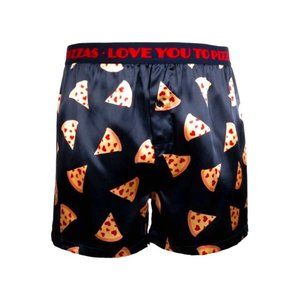 Way To Celebrate Men's and Big Men's Valentine's Day Boxers, Love to Pizzas Toss